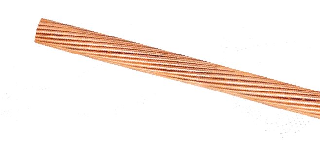 Cable de cobre desnudo
